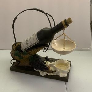 YANKEE CANDLE WINE BOTTLE TART WARMER